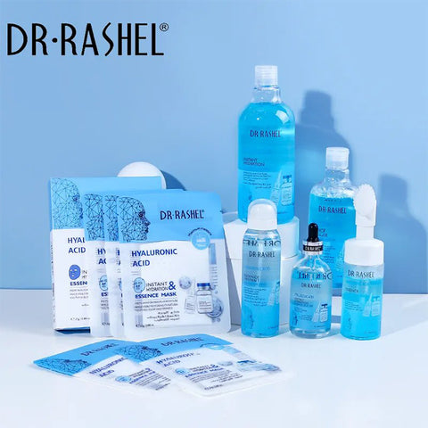 Dr Rashel 3 PCS Set Hyaluronic Acid Instant Hydration Skin Cleansing Series