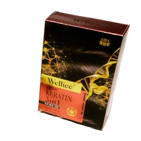 Wellice 3 in1 keratin serum 50ml - Hopshop