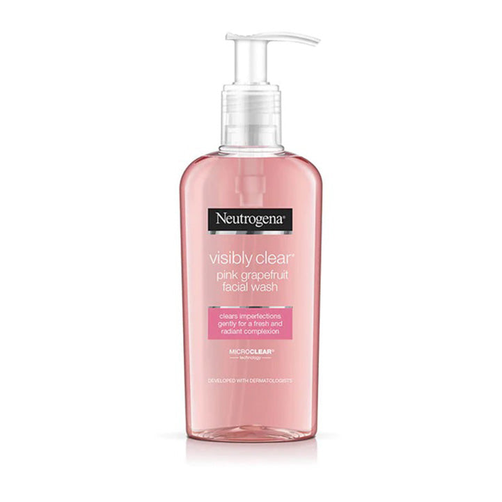 NEUTROGENA VISIBLY CLEAR PINK GRAPEFRUIT FACIAL WASH 200ML AUTHENTIC - Hopshop