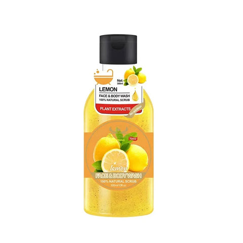 Lemon face & body wash 300ml imported - Hopshop