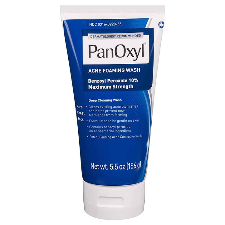 PANOXYL ACNE FOAMING WASH BENZOYL PEROXIDE 10% MAXIMUM STRENGTH 156G 5.5OZ