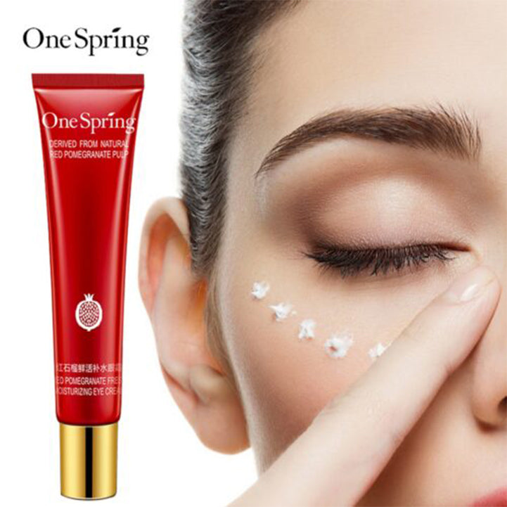 One spring red pomegranate eye cream contour eye gel for dark circles anti puffiness anti wrinkles around the eye skin care - Hopshop