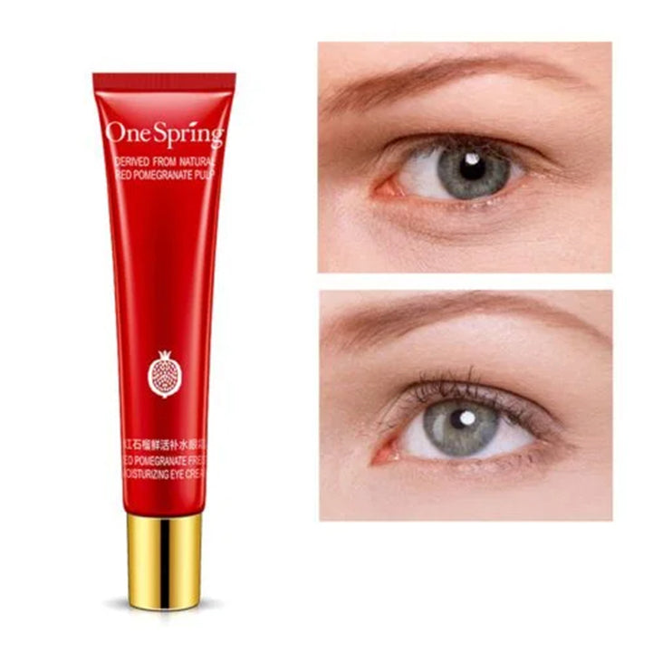 One spring red pomegranate eye cream contour eye gel for dark circles anti puffiness anti wrinkles around the eye skin care - Hopshop