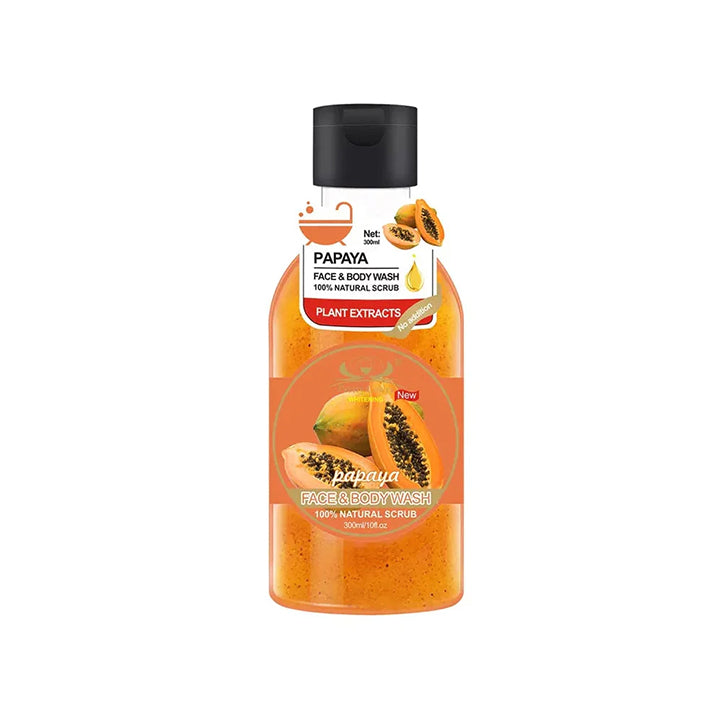 Papaya face & body wash 300ml imported - Hopshop