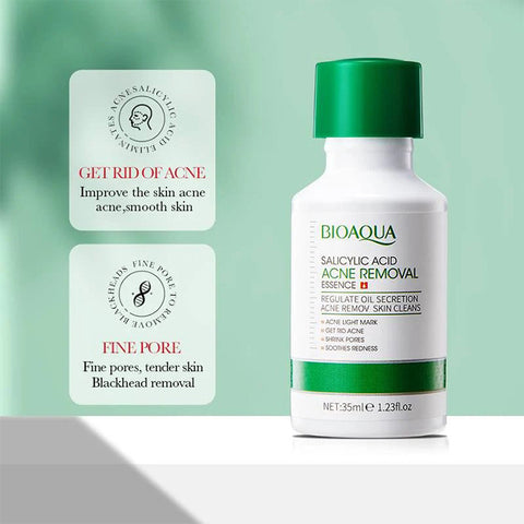 BIOAQUA Anti Acne Face Serum Removal Acne Pimple Repairing Acne Treatment Serum With Vitamin C Salicylic Acid Niacinamide 35ml