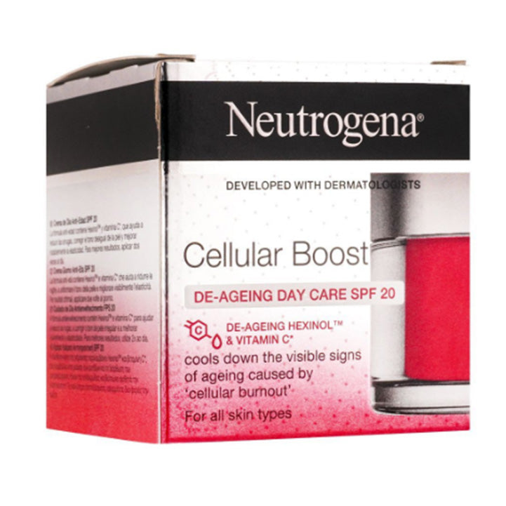 NEUTROGENA CELLULAR BOOST DE-AGEING DAY CARE SPF20 50ML - Hopshop