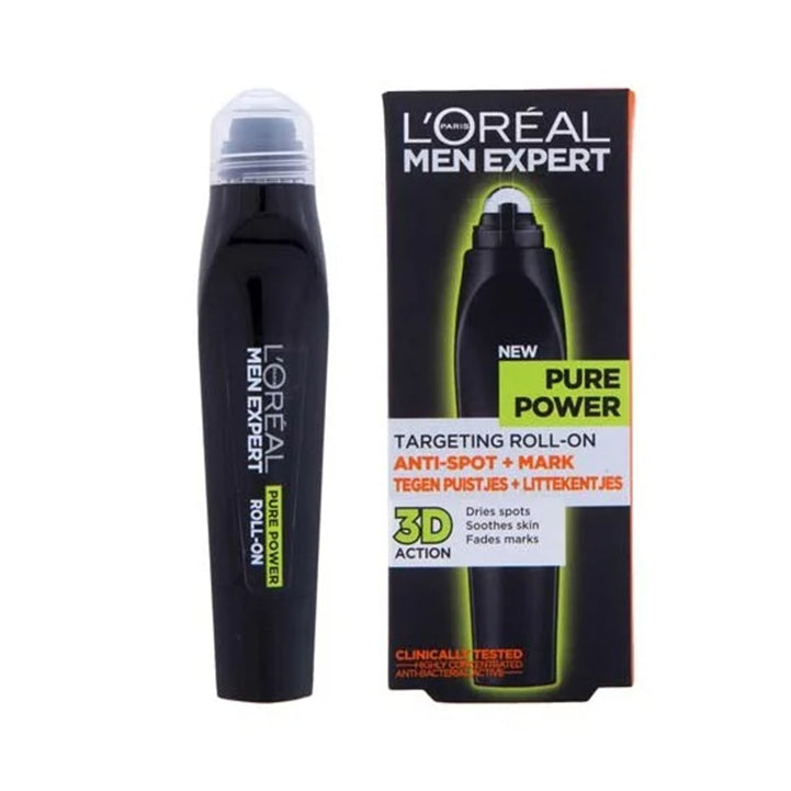 Loreal men exprt pure power targeting roll-on anti-spot 10ml authentic - Hopshop