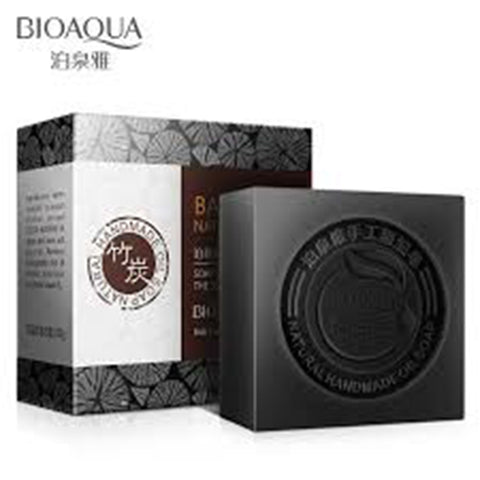 BIOAOUA -Bamboo Handmade Soap Skin Blackhead Face Wash Bath Care 100g