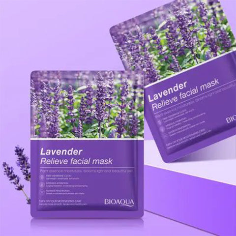 Bioaqua Lavender Relieve Face Sheet Mask