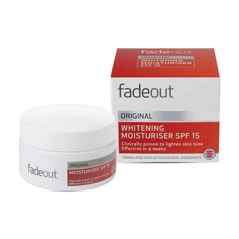 Fadeout original whitening moisturiser spf15 – 50ml - Hopshop