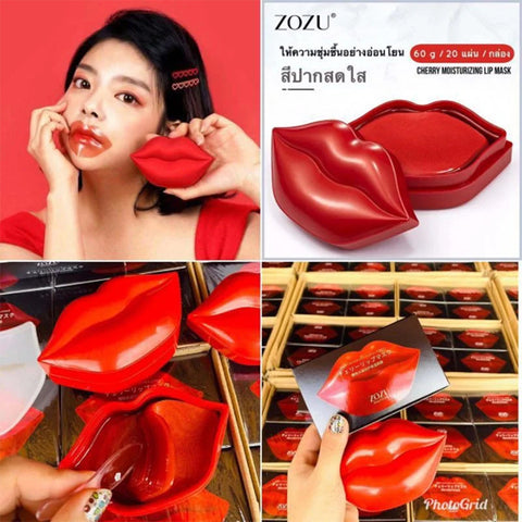 ZUZI 20pcs collagen crystal lip mask care anti-aging moisture serum lips gel - Hopshop