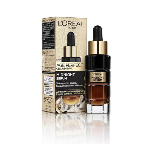 L’OREAL PARIS AGE PERFECT CELL RENEWAL MIDNIGHT SERUM 30ML AUTHENTIC