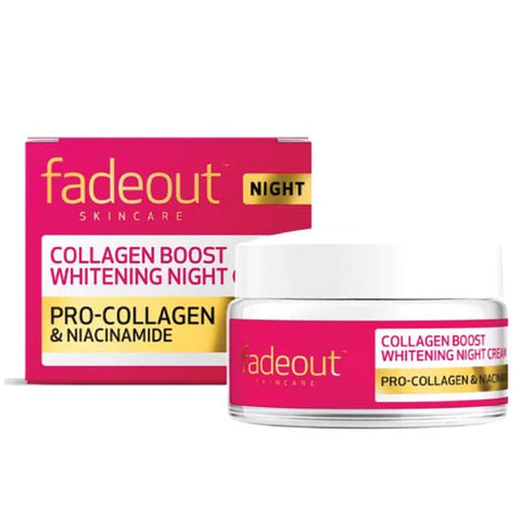 Fade out collagen boost whitening night cream, 50ml original - Hopshop