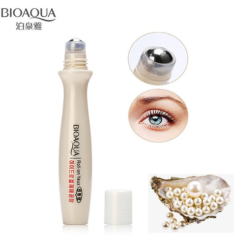 BIOAQUA Anti-Wrinkle Roll-On Eye Ball For Dark Circle Skin Care 15ml