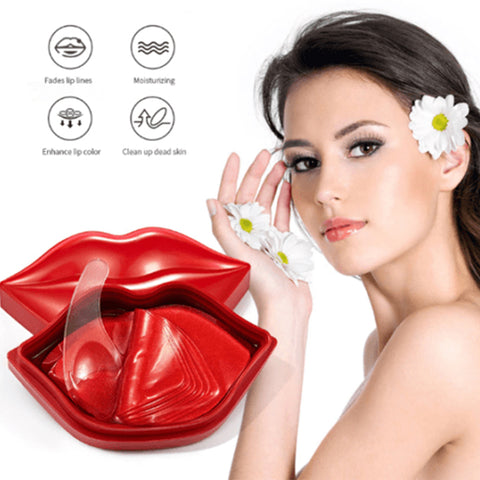 ZUZI 20pcs collagen crystal lip mask care anti-aging moisture serum lips gel - Hopshop