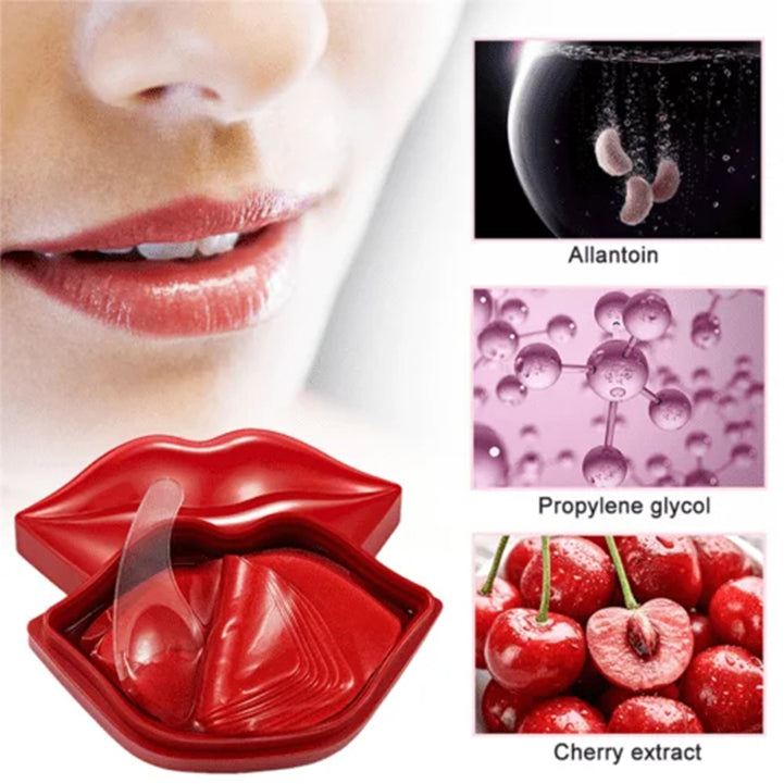 ZUZI 20pcs collagen crystal lip mask care anti-aging moisture serum lips gel - Hopshop