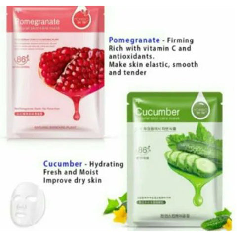 Bioaqua - Hchana Pack Of 5 Skin Care Moisturizing Face Sheet Mask 30Gm*5