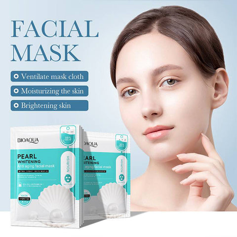 Bioaqua Pearl Whitening Anti Aging Facial Sheet Mask