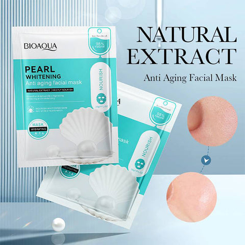 Bioaqua Pearl Whitening Anti Aging Facial Sheet Mask