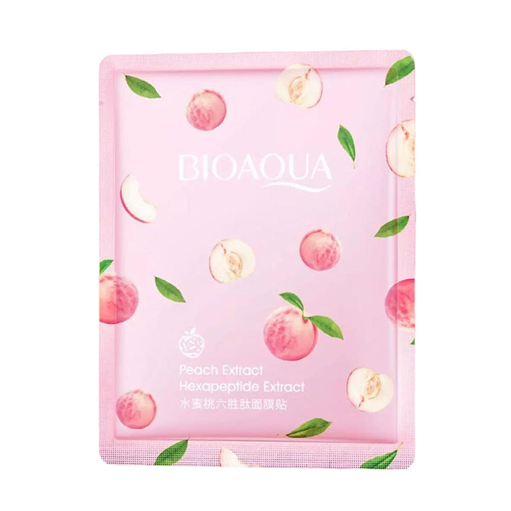 BIOAQUA Peach Extract Hexapeptide Facial Mask