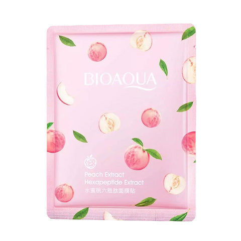 BIOAQUA Peach Extract Hexapeptide Facial Mask