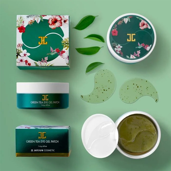 jayjun green tea eye gel patches 30 pairs - Hopshop