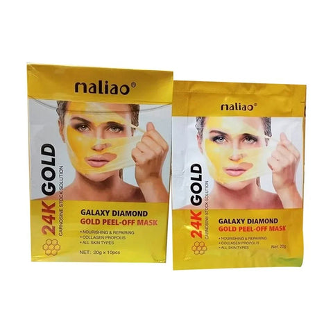 Maliao galaxy diamond peel off mask, packaging size: 20gmx10piece - Hopshop