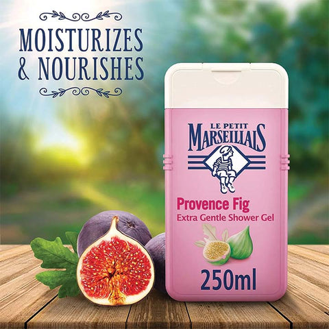 Le petit marseillais body wash, provence fig, extra gentle shower gel, 250 ml original - Hopshop