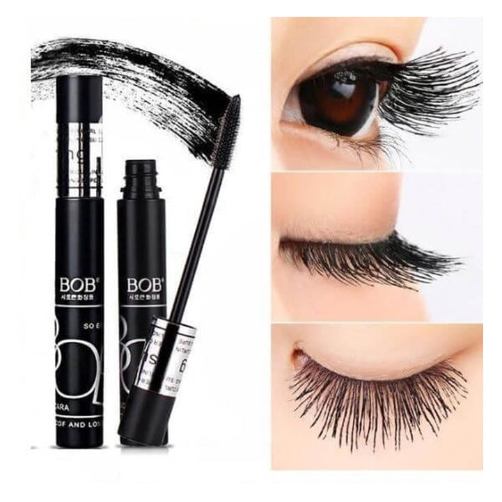 Black super curl bob mascara waterproof fresh import - Hopshop