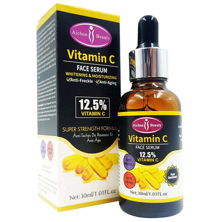 Aichun beauty vitamin c anti-freckle anti-aging facial serum 30ml - Hopshop