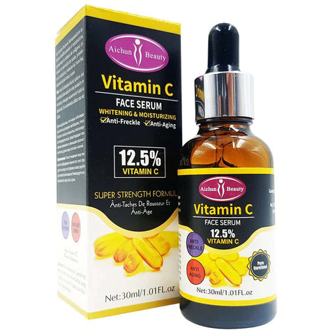 Aichun beauty vitamin c anti-freckle anti-aging facial serum 30ml - Hopshop