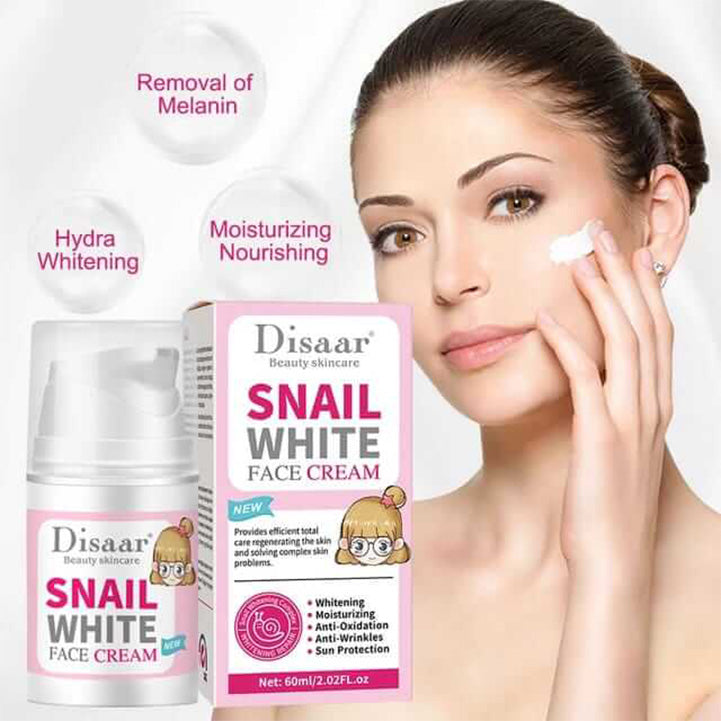 Disaar SNAIL WHITE FACE CREAM 60ML IMPORTED