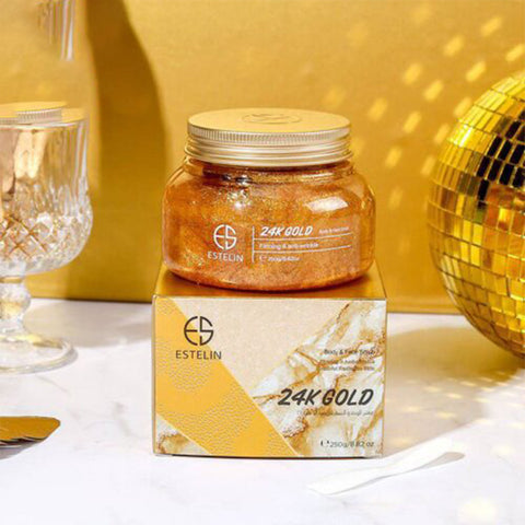 24k gold firming & anti wrinkle face & body scrub - Hopshop