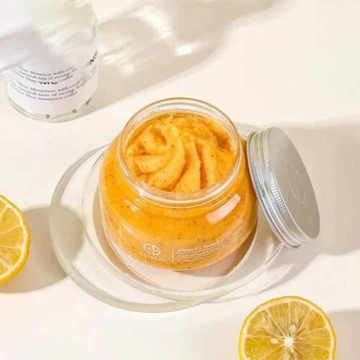 vitamin c & turmeric body & face scrub fresh stock - Hopshop