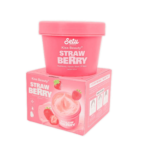 Kiss beauty strawberry mask 100ml imported - Hopshop