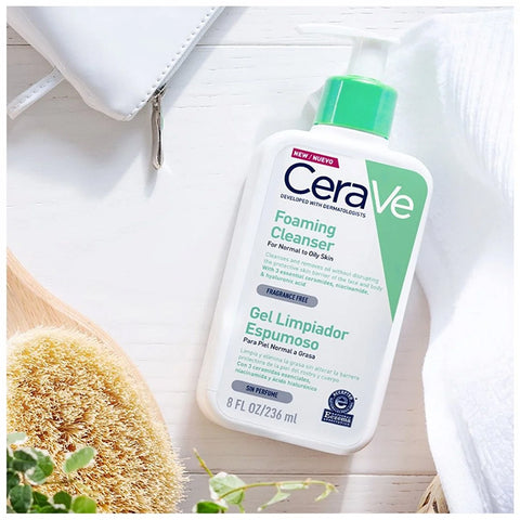 CeraVE FOAMING CLEANSER NORMAL TO OILY SKIN 236ML - Hopshop