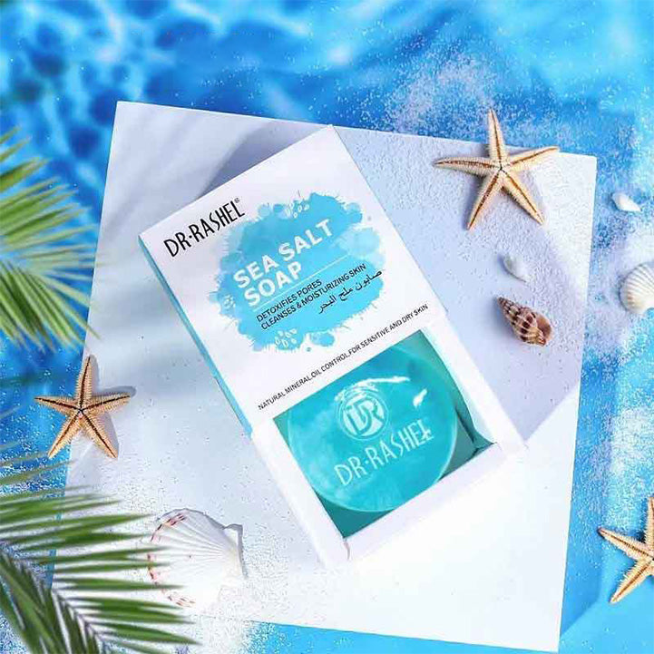 Dr.Rashel detoxifies pores sea salt soap – 100g - Hopshop