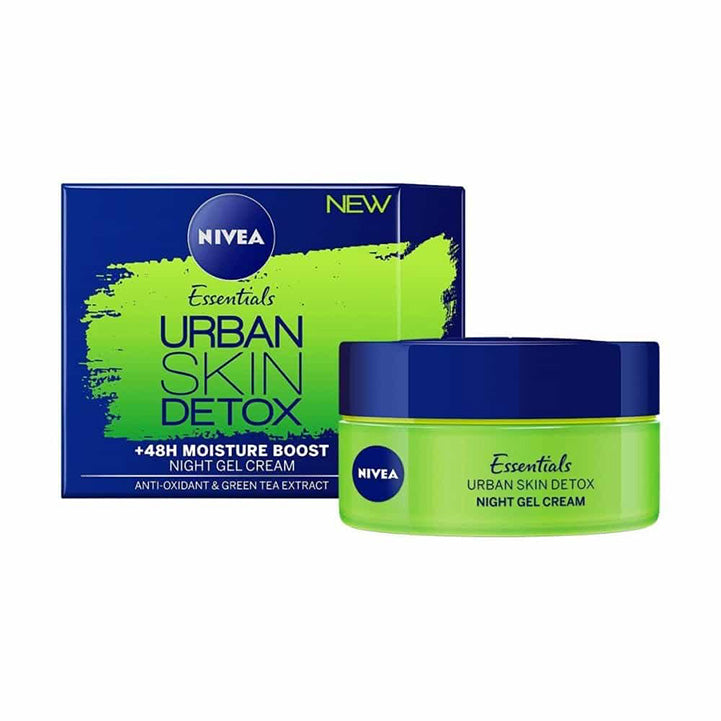 NIVEA ESSENTIALS URBAN SKIN DETOX NIGHT CREAM 50ML IMPORTED AUTHENTIC - Hopshop