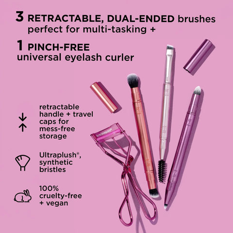Real Techniques - Double Time Brush + Lash Set
