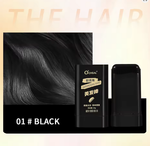 O'CHEAL Color Quick Touch-Up Hair Stick Beard Color Stick Portable