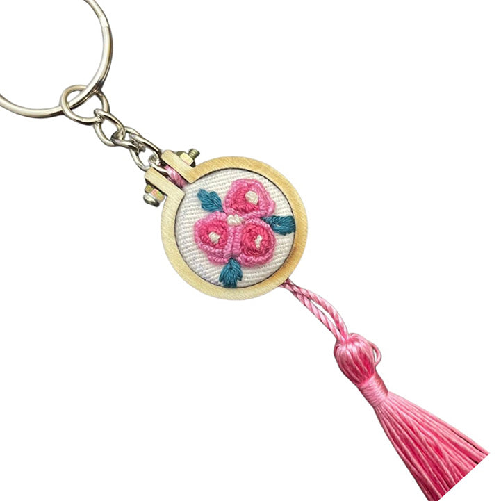 Bloom in Hand Handcrafted Keychain