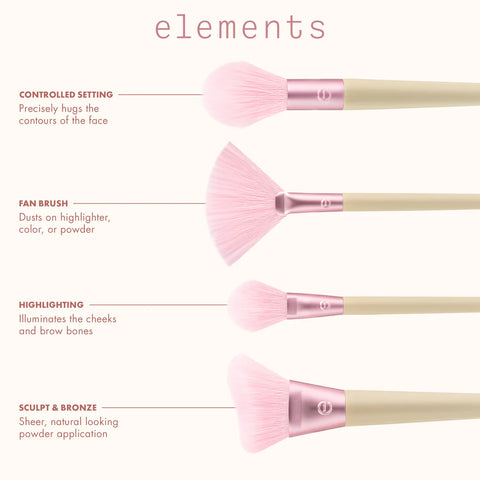 Eco Tools - Elements Wind-Kissed Finish Makeup Brush Kit