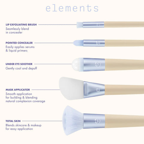 Eco Tools - Elements Hydro-Glow Skincare Brush Kit