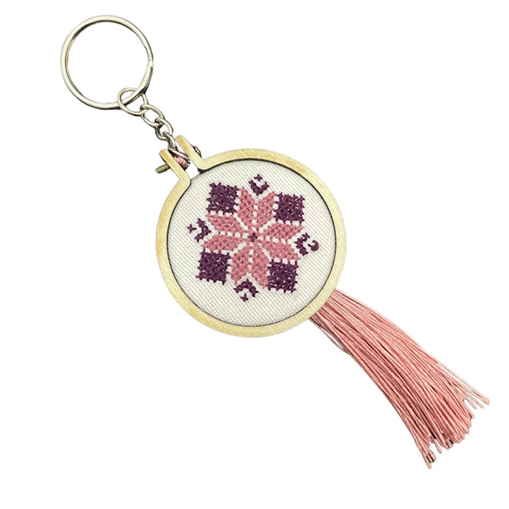 Blossom Embrace Keychain - Handcrafted