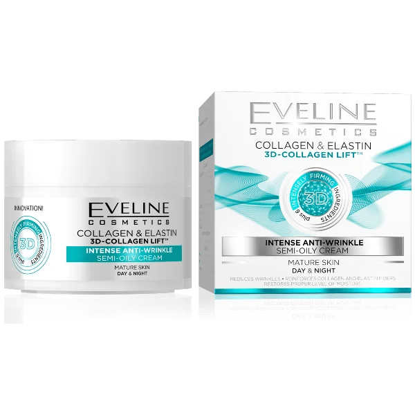 Eveline Collagen & Elastin 3D Lift Intense Anti-Wrinkle Day&Night Cream