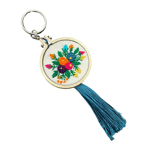 Flower Cluster Handcrafted Keychain