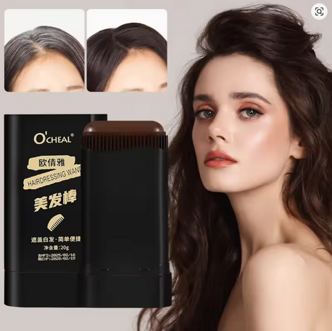 O'CHEAL Color Quick Touch-Up Hair Stick Beard Color Stick Portable