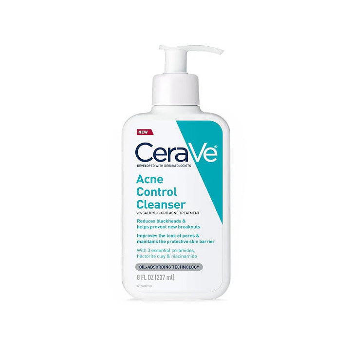 Cerave Acne Control Cleanser 2% SALICYLIC ACID ACNE TREATMENT 237ml