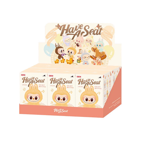 Labubu Have a Seat Monster Plush Keychain Blind Box (Random Character)
