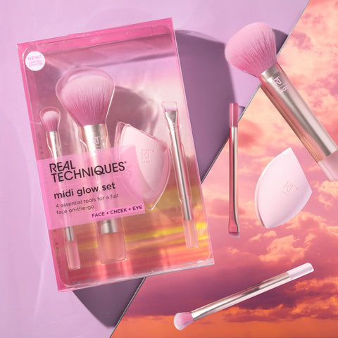 Real Techniques - Sunrise To Sunset Midi Glow Set